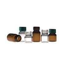 Compound <em>vials</em>, 14.75 x 22 mm, 1.25 <em>mL</em>, <em>amber</em> glass, 144/<em>cs</em>