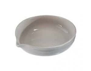 CoorsTek 60233 Porcelain Shallow-Form Evaporating Dish, 100 mL; 1/Pk