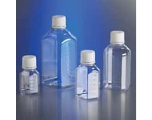 Corning Gosselin Octagonal Storage Bottle, sterile PET, graduated, bulk pack, 250 mL; 144/cs