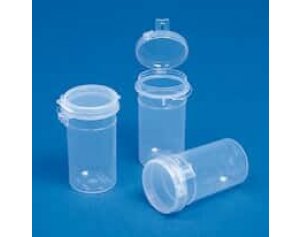 Disposable Sterile Sampling Vials, Hinged Snap-Caps, PP, 125 mL; 200/CS