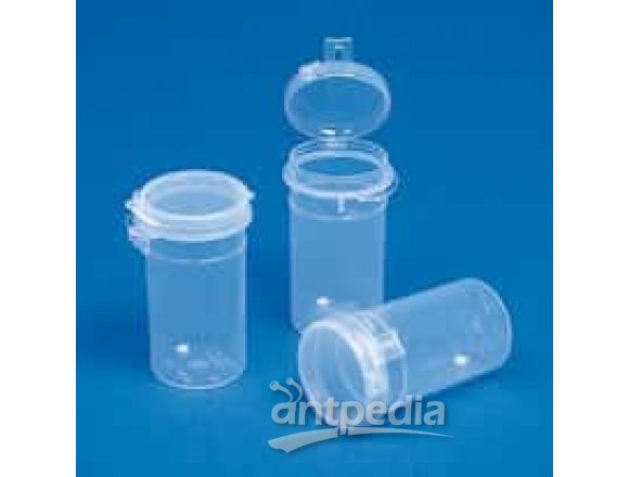 Disposable Sterile Sampling Vials, Hinged Snap-Caps, PP, 125 mL; 200/CS