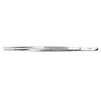 Aven Tools Tweezers, stainless steel, curved <em>tips</em> and finger serations, 7