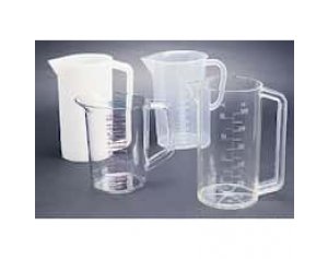 Polycarbonate graduated beaker with handle, 470 mL