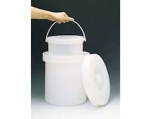 Heavy-Duty HDPE Crock with Cover, 3 gal; 1/Pk