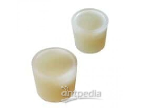 High-Purity Solid Silicone Stoppers, Euro Size 10D; 10/Pk