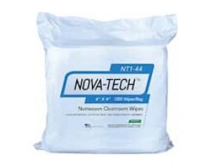High-Tech Conversions NT10-1212 Cleanroom wipes, non-woven, lint-free, polyester/ cellulose blend, 12