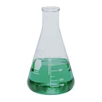 <em>DWK</em> <em>Life</em> <em>Sciences</em> (<em>Kimble</em>) 26500-<em>500</em> Erlenmeyer Glass Flask, <em>500</em> <em>mL</em>, stopper size 7, 36/<em>cs</em>