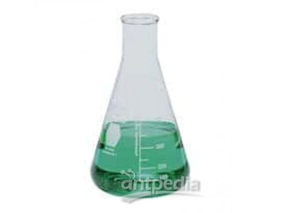 DWK Life Sciences (Kimble) 26500-2000 Erlenmeyer Glass Flask, 2000 mL, stopper size 10, 8/cs