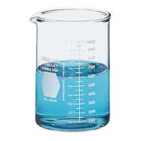 DWK Life Sciences (Kimble) 14005 250 Heavy-Duty Glass Beakers, double <em>scale</em>, 250 <em>mL</em>, 48/cs