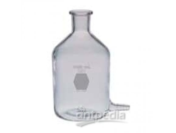 DWK Life Sciences (Kimble) 14607-500 Reservoir with Bottom Hose Outlet, Narrow-Mouth for Stopper, 500 ML