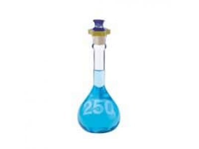 DWK Life Sciences (Kimble) 92812G-25 Wide-Mouth Volumetric Flask, 25 mL, Glass stopper, 6/cs