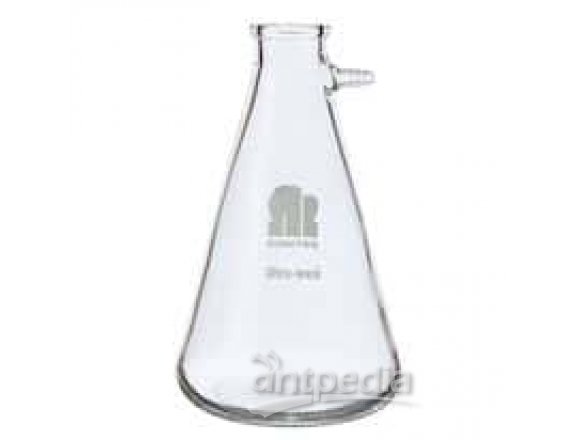 DWK Life Sciences (Kimble) 953760-1002 Heavy-Wall Safety-Coated Glass Filtering Flask, 1000 mL; 1/Cs