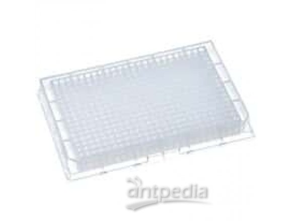Kinesis 384-well Collection Plate, Glass Lined PP, Square U-Bottom, 240µL; 6/pk