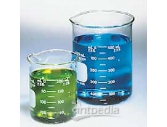 Pyrex 1000-PACK Brand 1000 Low-Form Glass Beaker Starter Set; 50 to 1000 mL, 5/Pk