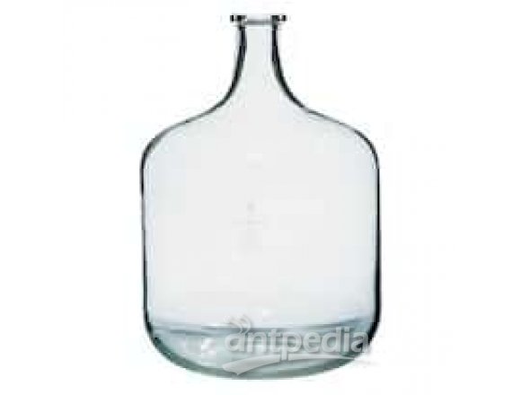 Pyrex 1595-3X Brand 1595 Solution Bottle; conventional bottle shape, 13.25 L