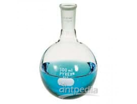 Pyrex 4320-100 Brand 4320 round-bottom flask; 100 mL, case of 12