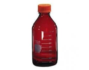 Pyrex 51395-1L Brand 51395 UV-Blocking Low Actinic Media Bottle, 1 L, 4/cs