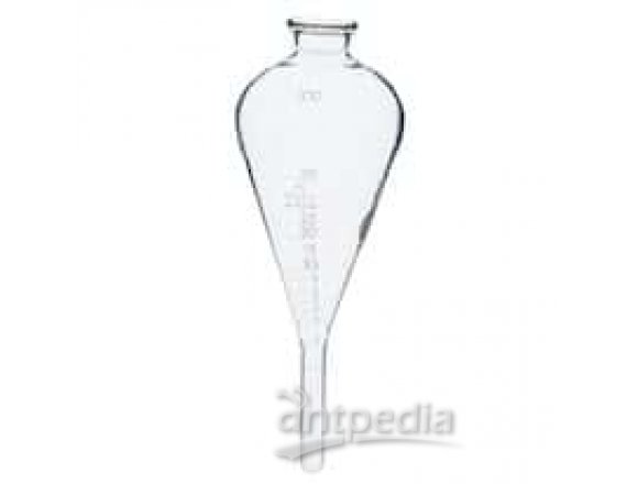 Pyrex 8084-5 Conical-Bottom Glass Centrifuge Tubes, 5 mL, Penny-Head Stopper, 12/cs
