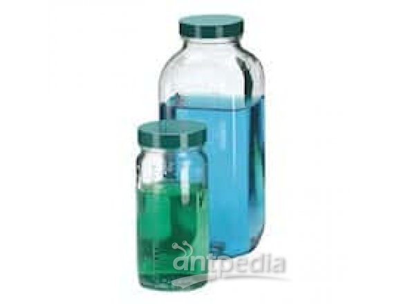 Qorpak 7981 Graduated Glass Bottle Beaker, 30 mL, 48/cs