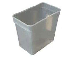 Space-Saving HDPE Containers, 4 quart; 12/Pk