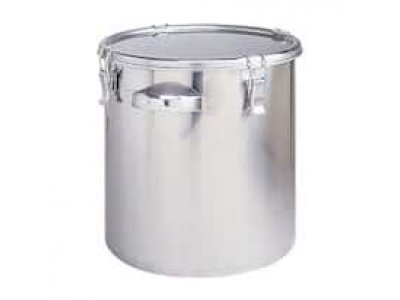 Eagle Stainless Stainless Steel Storage Tank with Clip-down Cover, 9.5 gal