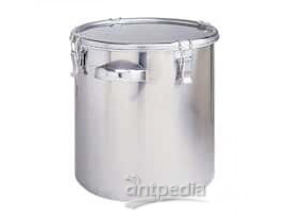 Eagle Stainless Stainless Steel Storage Tank with Clip-down Cover, 5.2 gal
