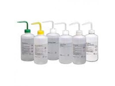 Thermo Scientific Nalgene RTU Safety Wash Bottles 500 mL n-Hexane FEP; 4/Cs