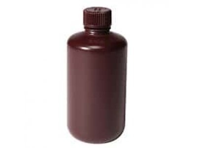 Thermo Scientific Nalgene DS2085-0001 Narrow-Mouth Amber Economy Bottle, HDPE, 30 mL, 72/pk
