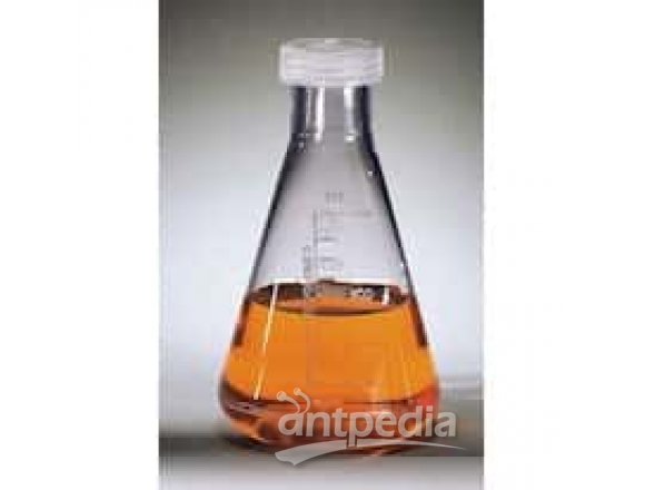 Thermo Scientific Nalgene 4108-0500 PC Screw Top Erlenmeyer Flask, 500 mL, 4/Pk