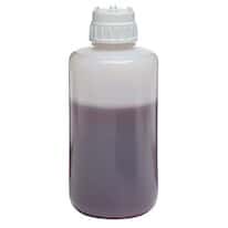 Thermo Scientific Nalgene 2125-<em>4000</em> <em>heavy-duty</em> high-density polyethylene bottle, <em>4</em> L