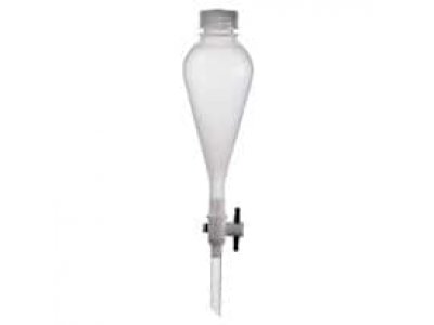 Thermo Scientific Nalgene 4300-0125 Separatory Funnel w/ Screw Top, 125 mL, 1/Pk