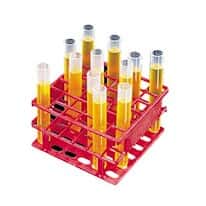 Thermo Scientific Nalgene 5972-0520 Unwire half rack for <em>20</em>-mm tubes, <em>red</em>