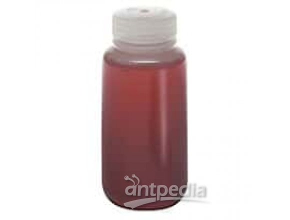Thermo Scientific Nalgene 2103-0008 low-density polyethylene wide-mouth bottle, 250 mL