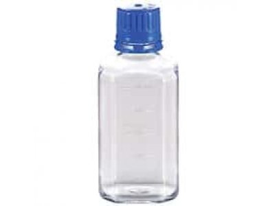 TriForest BGC2000S Square Media Bottle, Sterile, 2000 mL, PETG, 6 per pack, 24/CS