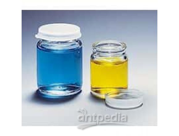 DWK Life Sciences (Wheaton) 225543 Glass Specimen Vials, Clear with LDPE Snap Caps, 30 mL; 72/Cs