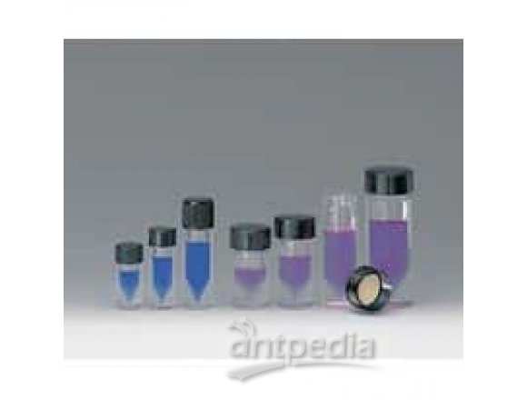 DWK Life Sciences (Wheaton) W986253NG V-Vials, Clear Glass w/PTFE-Lined Penolic Caps, 0.3 mL; 12/Cs