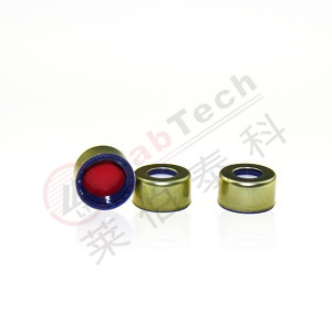 莱伯泰科 LT01629-<em>425</em> 金色开孔磁性螺纹盖 配1.0mm厚度红膜白胶垫片. 100个