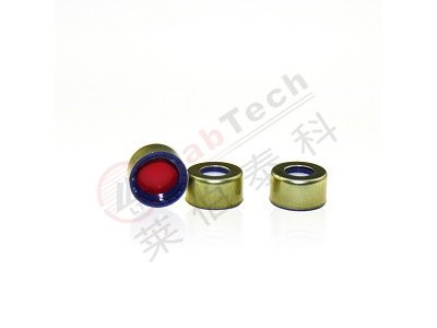 莱伯泰科 LT01629-425 金色开孔磁性螺纹盖 配1.0mm厚度红膜白胶垫片. 100个