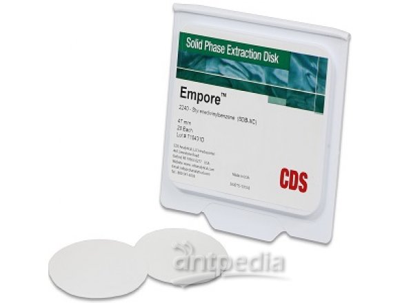 CDS 98-0604-0223-1Empore SDB-XC 47mm SPE 膜片，60片