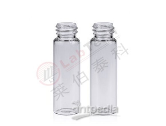 莱伯泰科 LT005516mL 18-400 透明样品瓶. 22×72.5mm. 100个