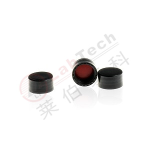 莱伯泰科 LT01569-425 黑色光滑实心盖 配1.0mm红膜白胶垫片. 100个