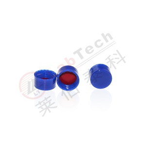 莱伯泰科 LT01539-425 蓝色光滑实心盖 配1.0mm厚度红膜白胶垫片. <em>100</em>个
