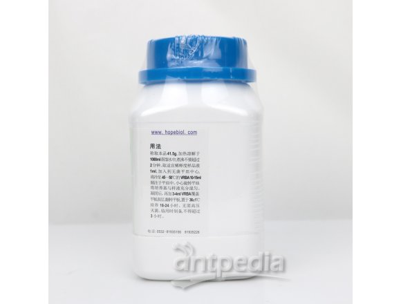 结晶紫中性红胆盐琼脂（VRBA）	HB0114  250g