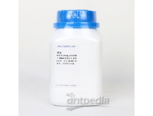 结晶紫中性红胆盐-4-甲基伞形酮-β-D-葡萄糖苷琼脂(VRBA-MUG)	HB0114-7   250g