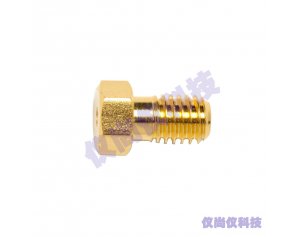 TEKMAR-ATOMX-XYZ，镀金螺丝，1/16英寸，短版，部件号：14-0243-116