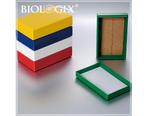 巴罗克Biologix 25格软木玻片盒 ABS塑料制成坚固美观41-6025