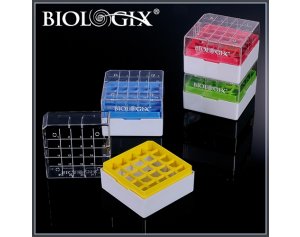 巴罗克Biologix 2英寸冻存盒 混色81格 耐受温度为-196℃至121℃ 90-9009
