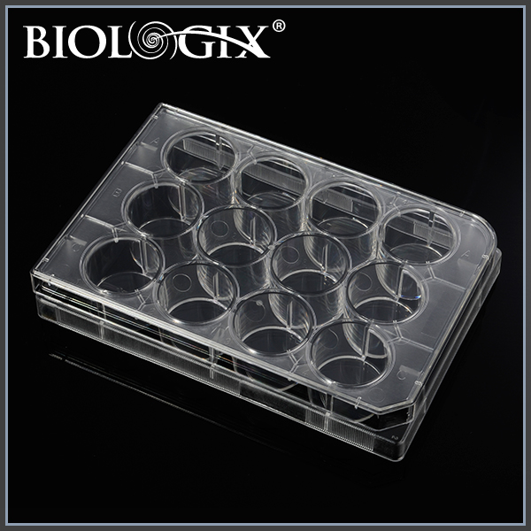 巴罗克Biologix 12孔细胞培养板 底部<em>的</em>薄壁<em>设计</em>降低边缘效应07-6012