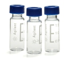 安捷伦Agilent 2ml螺纹口样品瓶和<em>瓶盖</em> 透明样品瓶蓝色盖 PTFE/红色硅胶<em>隔</em><em>垫</em> 5182-0553