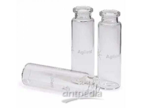 安捷伦Agilent顶空样品瓶 透明平底钳口瓶5182-0837